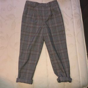 Plaid vintage looking pants!